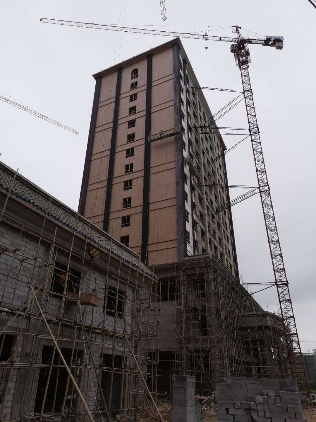 蓝色港湾施工图片